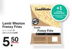 Sligro Lamb Weston Frenzy Fries aanbieding