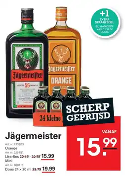Sligro Jägermeister aanbieding