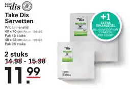 Sligro Take Dis Servetten aanbieding