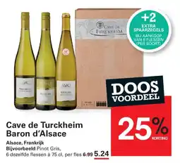 Sligro Cave de Turckheim Baron d'alsace aanbieding