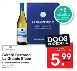 Sligro Gérard Bertrand La Grande Bleue aanbieding