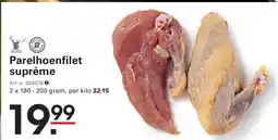 Sligro Parelhoenfilet suprême aanbieding