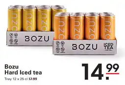 Sligro Bozu hard iced tea aanbieding