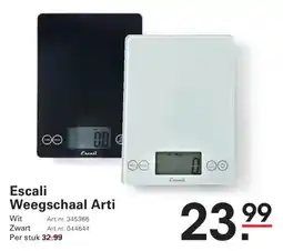 Sligro Escali weegschaal arti aanbieding