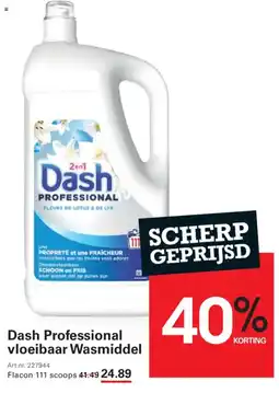 Sligro Dash Professional vloeibaar Wasmiddel aanbieding