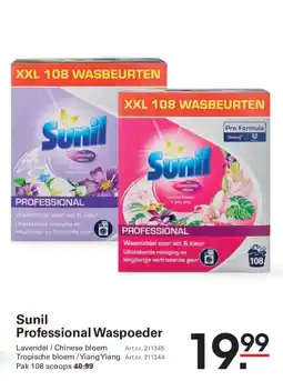 Sligro Sunil Professional Waspodder aanbieding