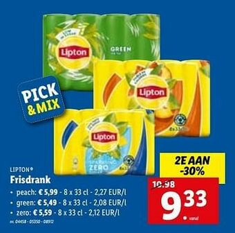 Lidl Frisdrank aanbieding