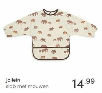 Baby & Tiener Jollein slab met mouwen aanbieding