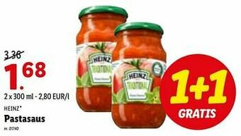 Lidl Pastasaus aanbieding