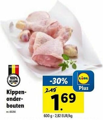 Lidl Kippenonderbouten aanbieding