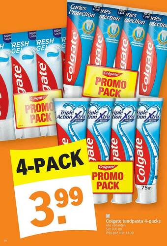 Albert Heijn Colgate Tandpasta aanbieding