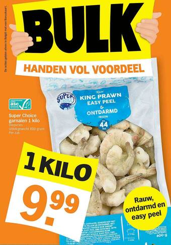 Albert Heijn Super Choice Garnalen aanbieding