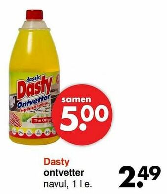 Wibra Dasty ontvetter aanbieding