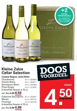 Sligro Kleine Zalze Cellar Selection Coastal Region, Zuid-Afrika aanbieding