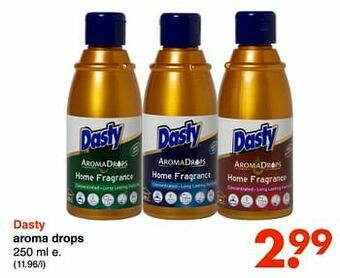 Wibra Dasty aroma drops aanbieding