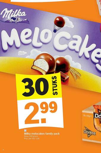 Albert Heijn Milka Melocakes Family Pack aanbieding