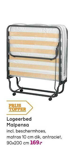 Leen Bakker Logeerbed Malpensa aanbieding