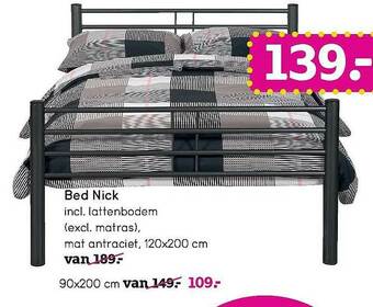 Leen Bakker Bed Nick aanbieding