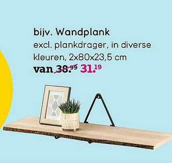 Leen Bakker Bijv Wandplank aanbieding