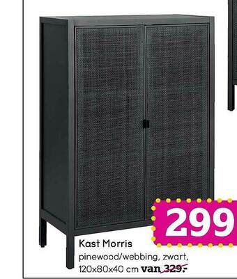 Leen Bakker Kast Morris aanbieding