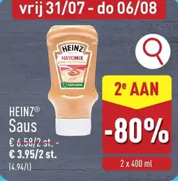 ALDI Heinz Saus aanbieding