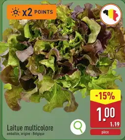 ALDI Laitue multicolore aanbieding