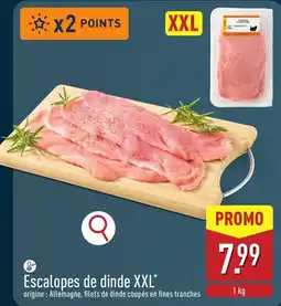 ALDI Escalopes de dinde XXL aanbieding