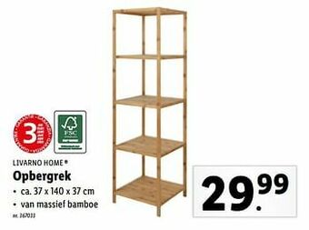 Lidl Opbergrek aanbieding
