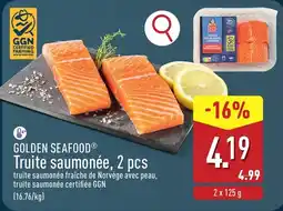 ALDI Golden Seafood truite saumonée aanbieding