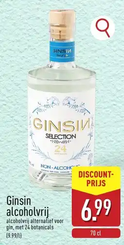 ALDI Ginsin alcoholvrij aanbieding