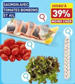 ALDI Saumon avec tomates bonbons et ail aanbieding