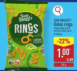ALDI Sun Snacks rings aanbieding
