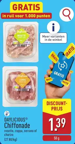 ALDI Daylicious chiffonade aanbieding