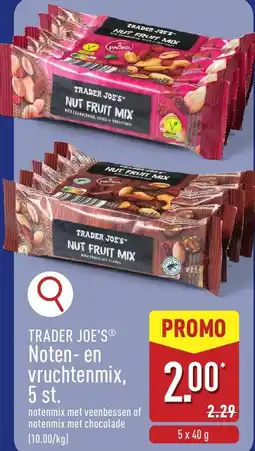 ALDI Trader joe's noten- en vruchtenmix aanbieding