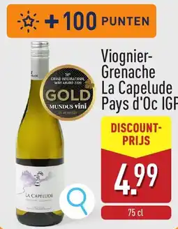 ALDI Viognier-Grenache La Capelude aanbieding