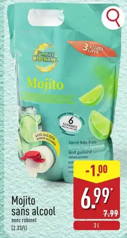 ALDI Mojito sans alcool aanbieding