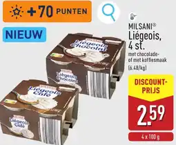 ALDI Milsani liegeois aanbieding