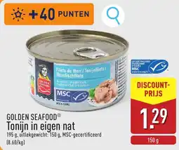 ALDI Golden seafood tonijn in eigen nat aanbieding