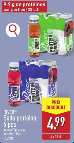 ALDI River Soda protéiné aanbieding
