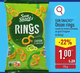 ALDI Sun Snacks rings aanbieding