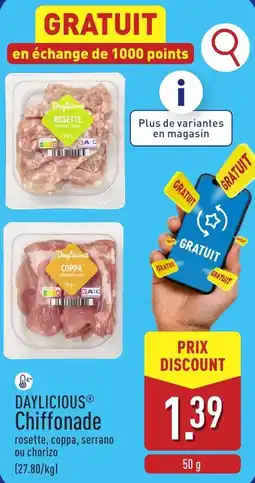 ALDI Daylicious chiffonade aanbieding