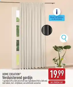 ALDI Verduisterend gordijn aanbieding