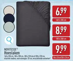 ALDI Novitesse hoeslaken aanbieding