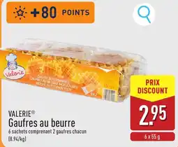 ALDI Valerie gaufres au beurre aanbieding