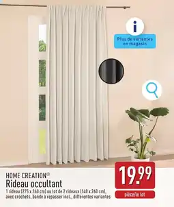 ALDI Rideau occultant aanbieding