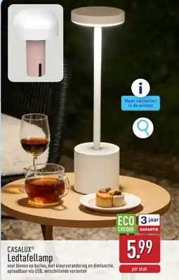 ALDI Casalux ledtafellamp aanbieding