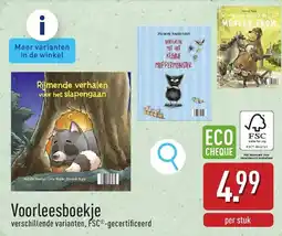 ALDI Voorleesboekje aanbieding