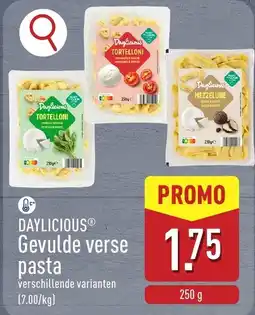 ALDI Daylicious gevulde verse pasta aanbieding