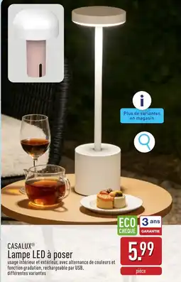 ALDI Lampe led à poser aanbieding