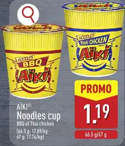 ALDI Aiki Noodles cup aanbieding
